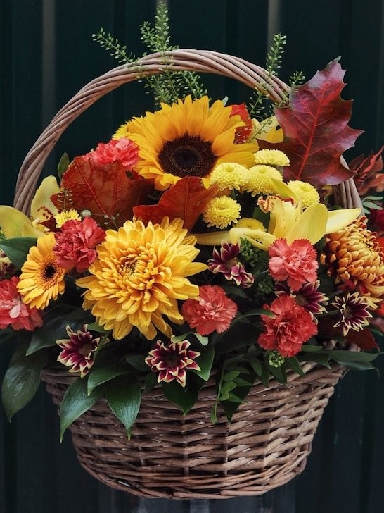 Корзина «Даная» &mdash; Городской букет