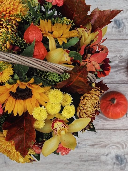 Корзина «Даная» &mdash; Городской букет