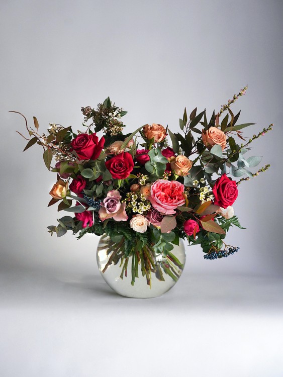 Букет «Влюбленное сердце» &mdash; Городской букет