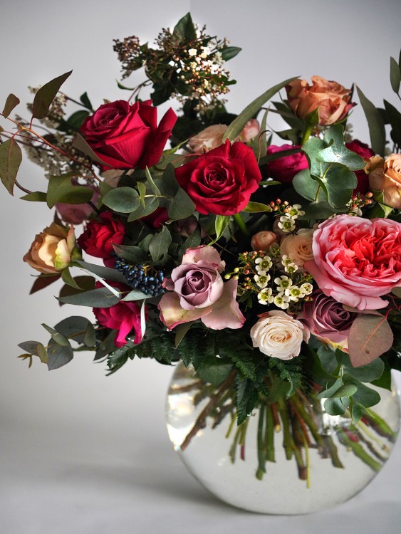 Букет «Влюбленное сердце» &mdash; Городской букет