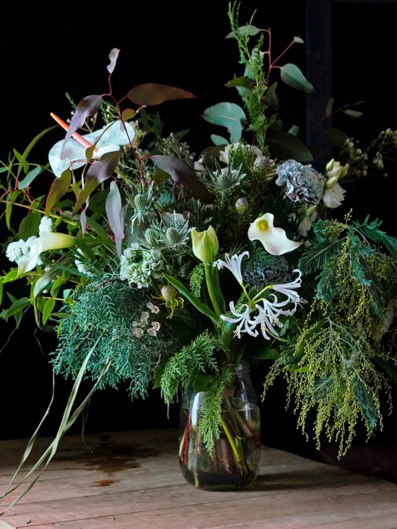 Букет «Лиана», сотканный из лесного ветра и листвы &mdash; Городской букет