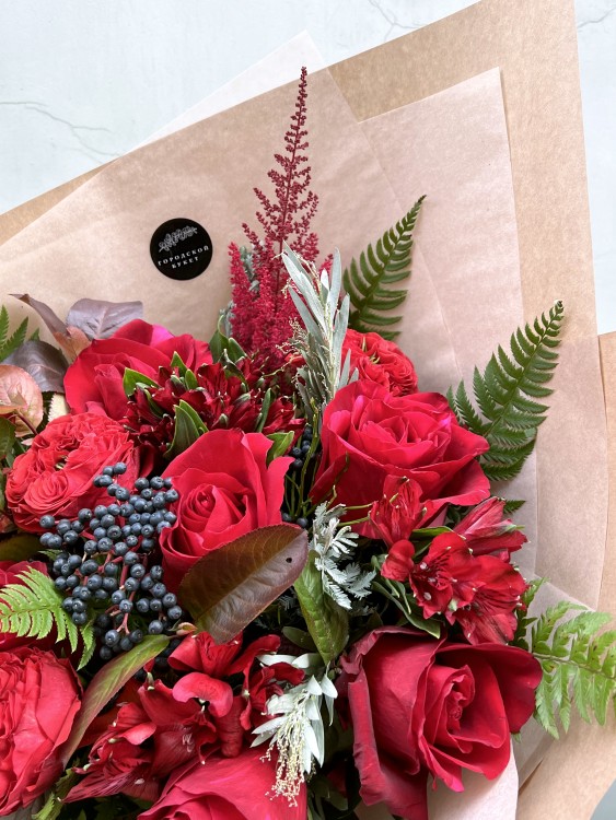 Букет «Я с тобой» &mdash; Городской букет